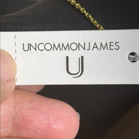 NWT Uncommon James Costa Necklace Gold Tone Pendant Necklace Cross Bow - Picture 5 of 10